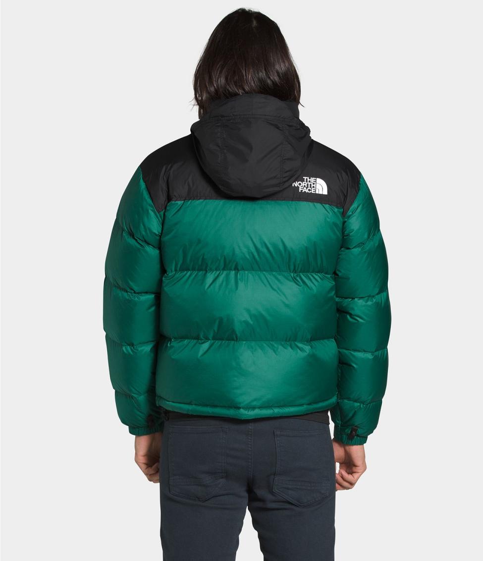 north face green puffer coat