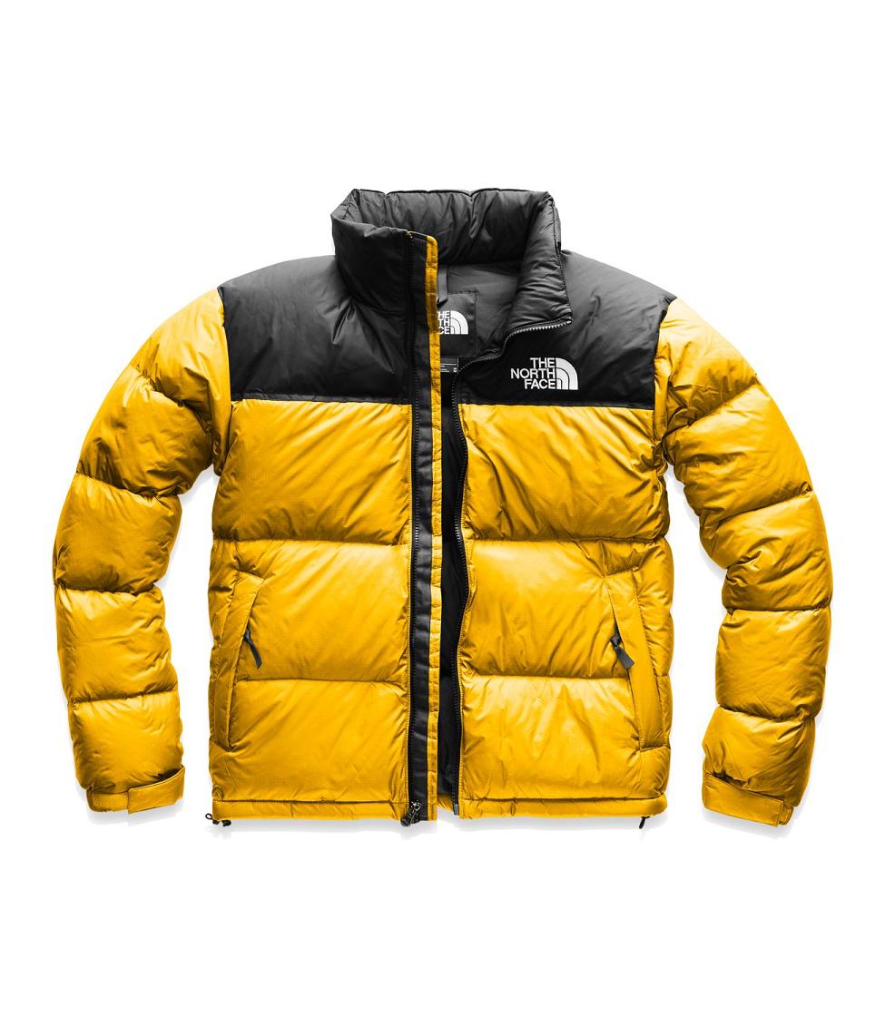 north face yellow puffer