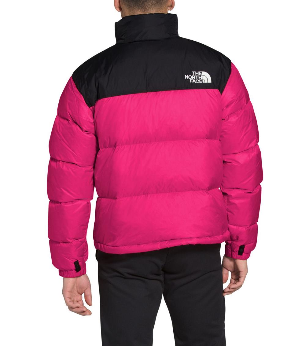 north face puffer pink
