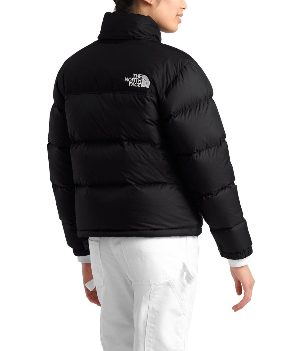 north face puffer jacket black womens
