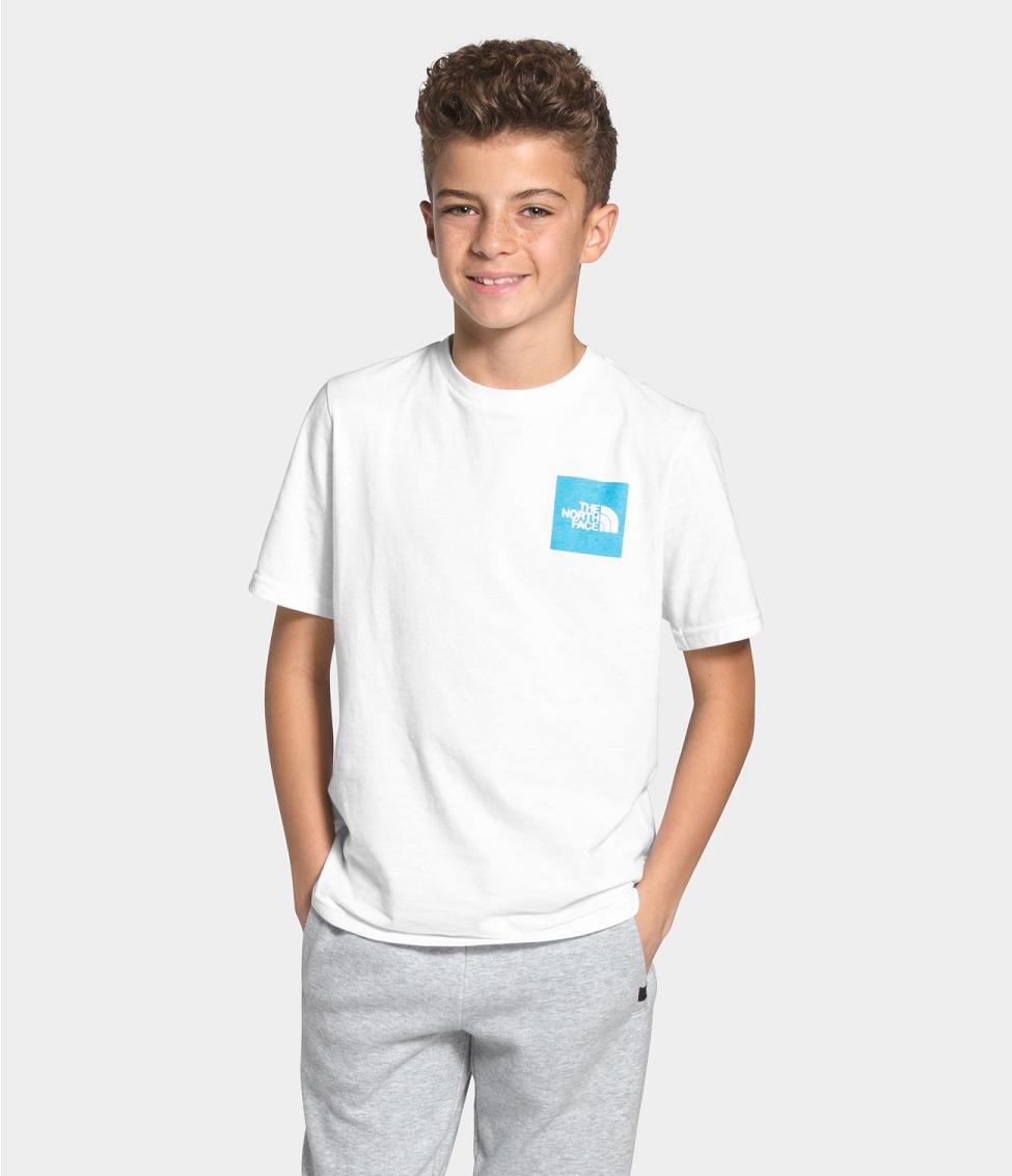 North Promo White Red Face The Boys Blue T-Shirt - Box Kids Code